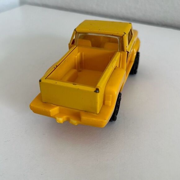 Tonia Dairy Vintage 1978 Yellow Diecast / Plastic Truck 5.5” x 2” - Picture 6 of 6